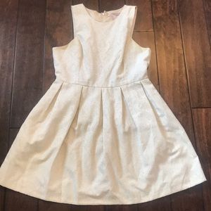 Women’s Dress Cream & Gold